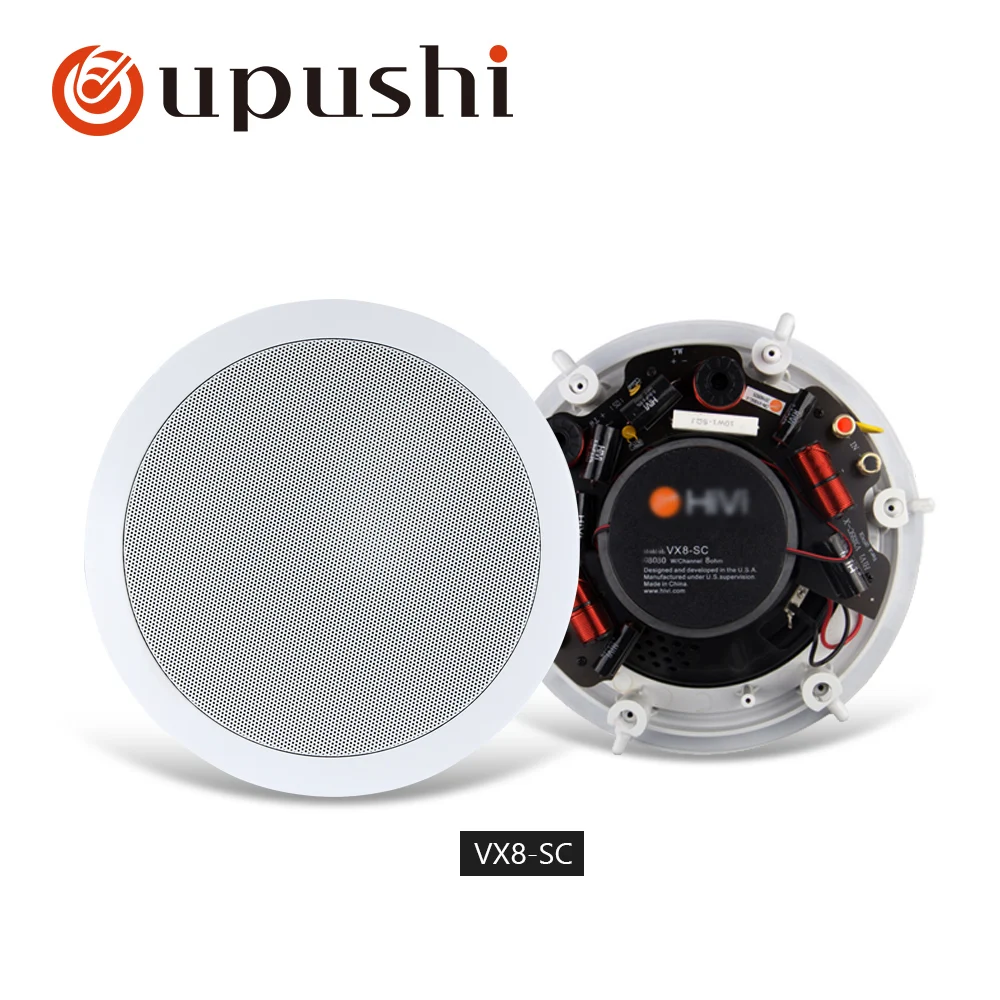 Oupushi VX6-SC, высокое качество, потолочный динамик, музыкальная система, 2 канала, Coxial Bass, домашняя Sterero, театральная система для внутреннего места