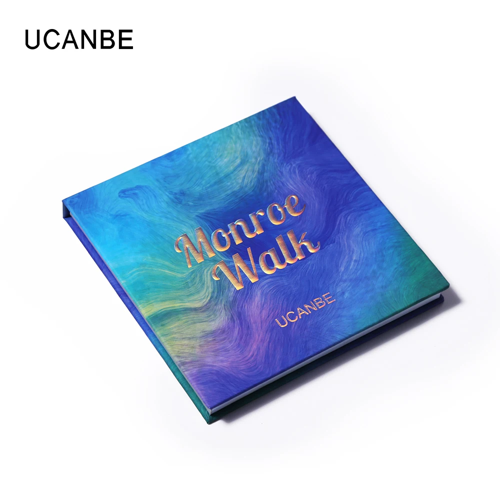 UCANBE косметические грубые Сияющие тени для век Палитра Макияж с эффектом "металлик" тени пигменты водонепроницаемые мерцающие матовые тени для век макияж Palete
