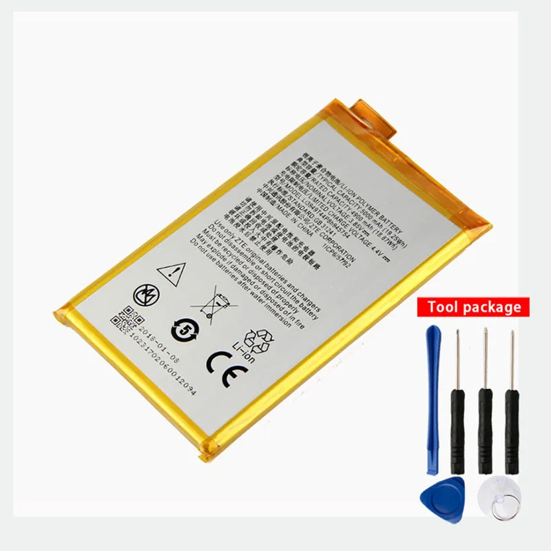 Оригинальный аккумулятор Li3949T44P8h945754 для телефона ZTE Blade A610 Plus A2 BV0730 A2Plus 5000