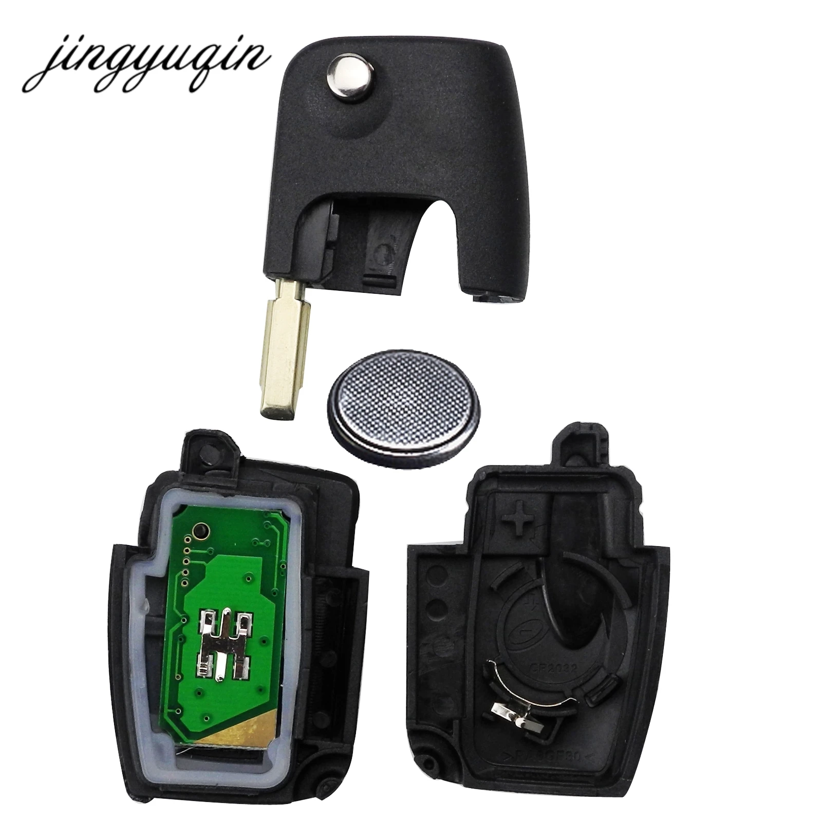 3 кнопки дистанционного управления jingyuqin 433/315 МГц 4D63 4D60 для Ford Focus Mondeo Galaxy Fiesta C Max S