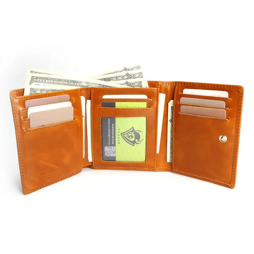 Новинка 2019 Модный Маленький Ретро винтажный кошелек из натуральной воловьей