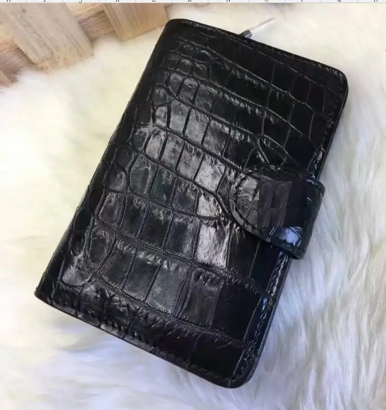 Женский клатч из 100% натуральной крокодиловой кожи кошельки и кошелек аллигатора