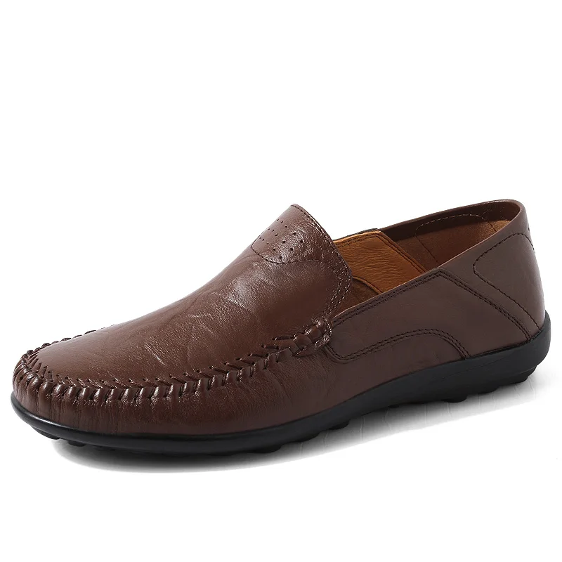 CLAX Мужские кожаные туфли без застежки 2018 сезон весна модные водонепроницаемые