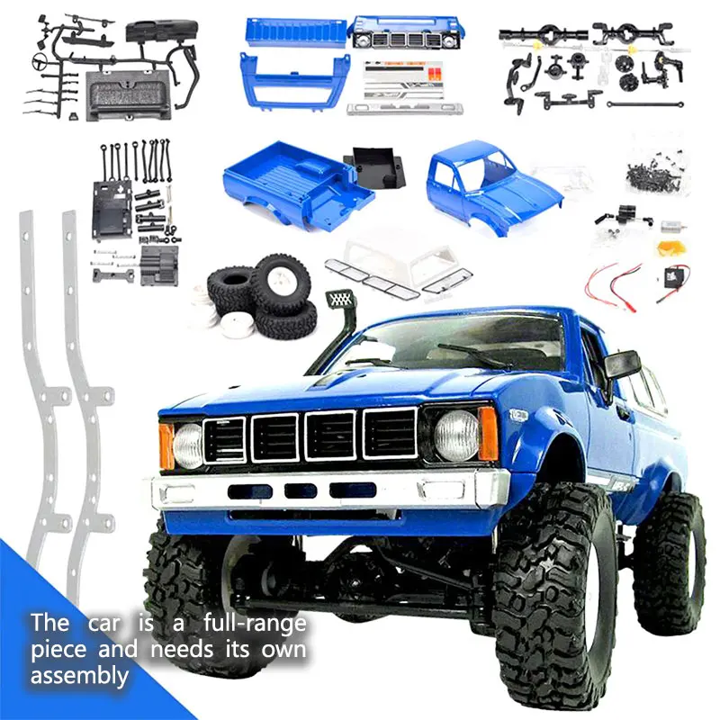 Премиум Прочный RC автомобиль DIY KIT мальчики подарки 1:16 гусеничный для Wpl C-24 пульт дистанционного управления