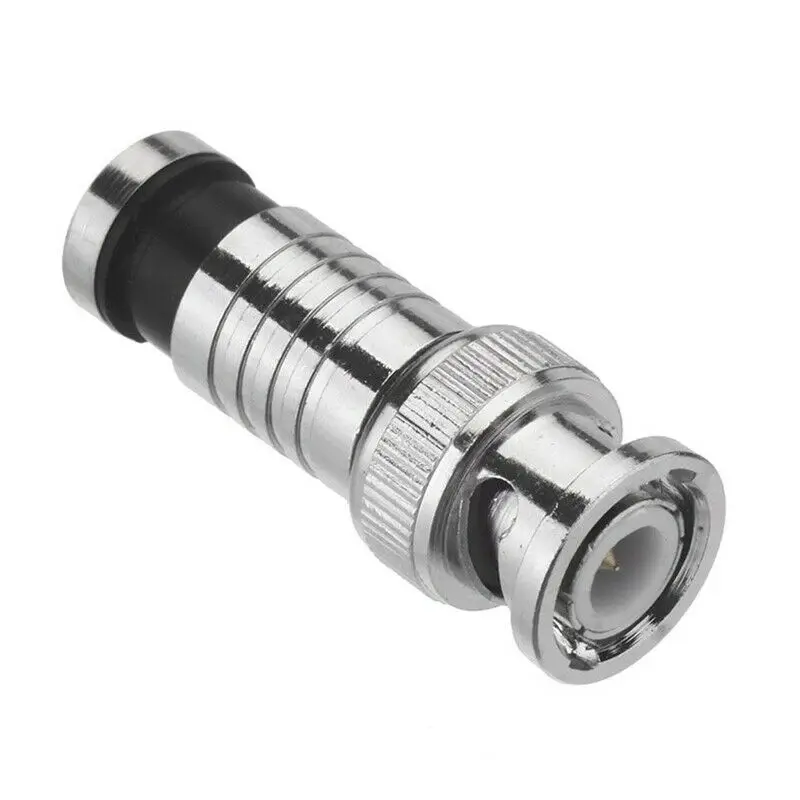 Компрессионный разъем BNC для камер Coax RG59/RG60 RG6 RG 59 60 CCTV|Коннекторы и разъёмы| |