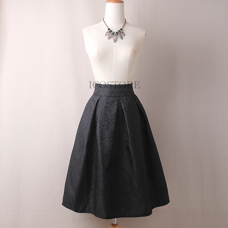 Юбка миди однотонная женская на молнии модная винтажная элегантная с завышенной