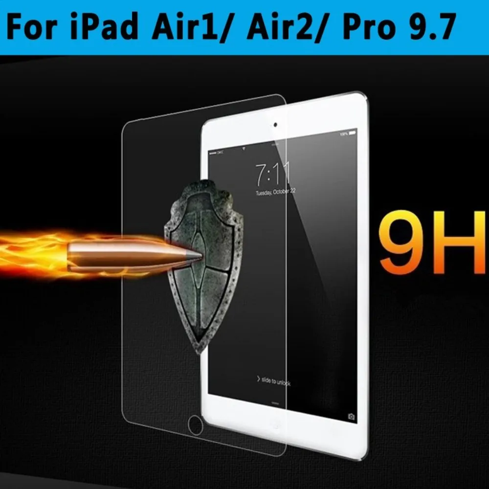 Закаленное Стекло-цифровой преобразователь для iPad 2/3/4 Air 1/Air 2/Pro 9,7 11 10,5 9,7 Pro 12,9 10,2 Мини-Платье на возраст 2, 3, 4, 5, Экран протектор