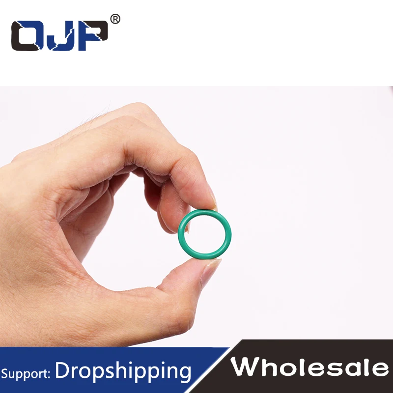 1 шт./лот фторрезиновое зеленое уплотнительное кольцо FKM CS2.65mm ID51.5/53/54.5/56/58/60/61.5 мм