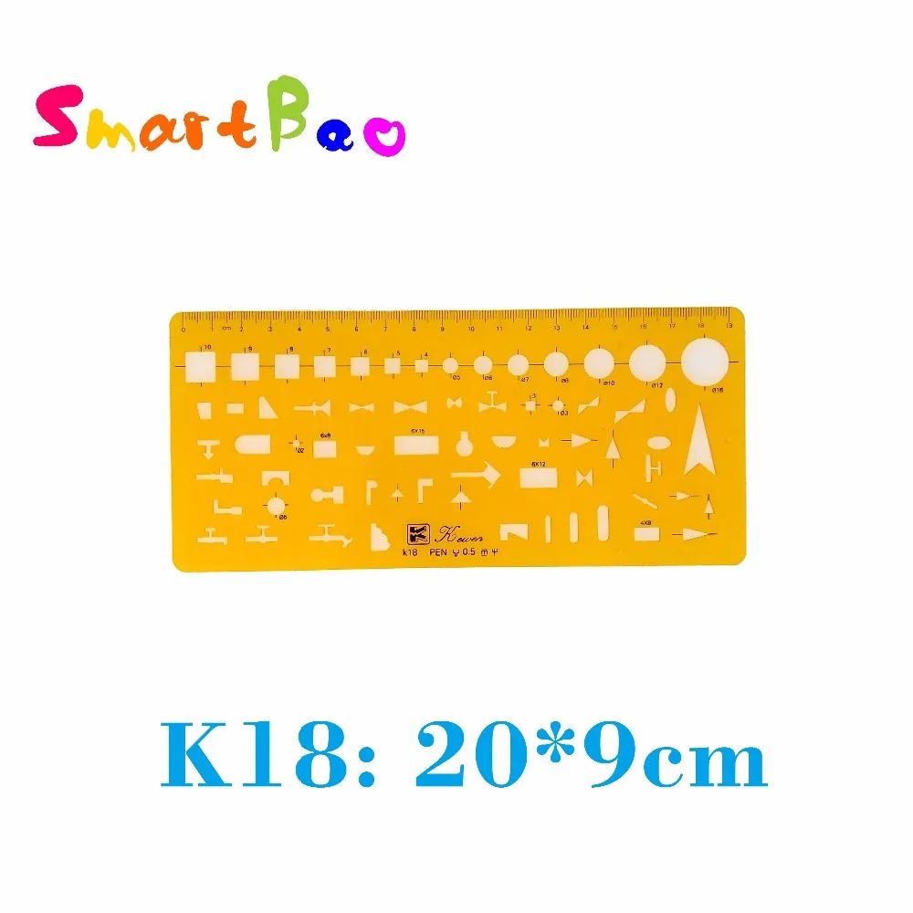 

Plastic Stencil with Drawing Template Ruler Water Supply and Drainage K18 ; AliExpress Saver Shipping