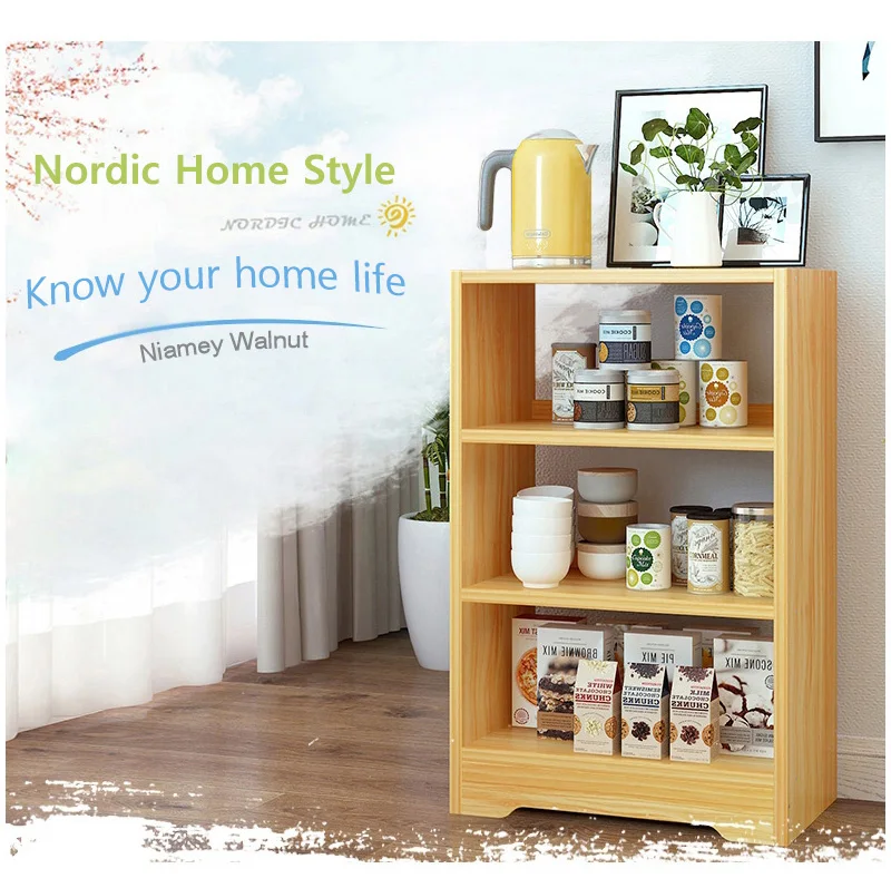 Sideboards Wooden Dining room cabinet Kitchenware organizer Storage Cabinets fashion kitchen Shelf home Furniture