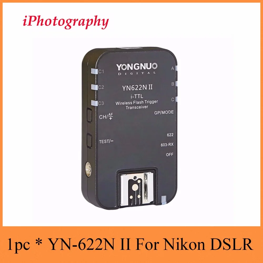 Беспроводной триггер Yongnuo для цифровой зеркальной камеры Nikon беспроводной с ЖК