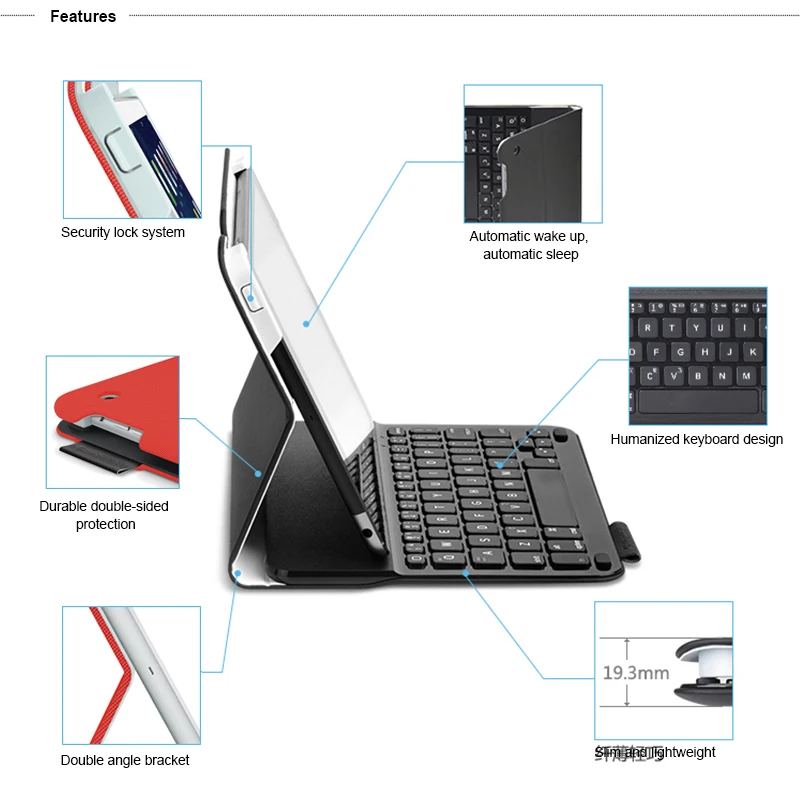 Новая оригинальная ультратонкая клавиатура logitech iK610 ipad mini 1/2/3/air