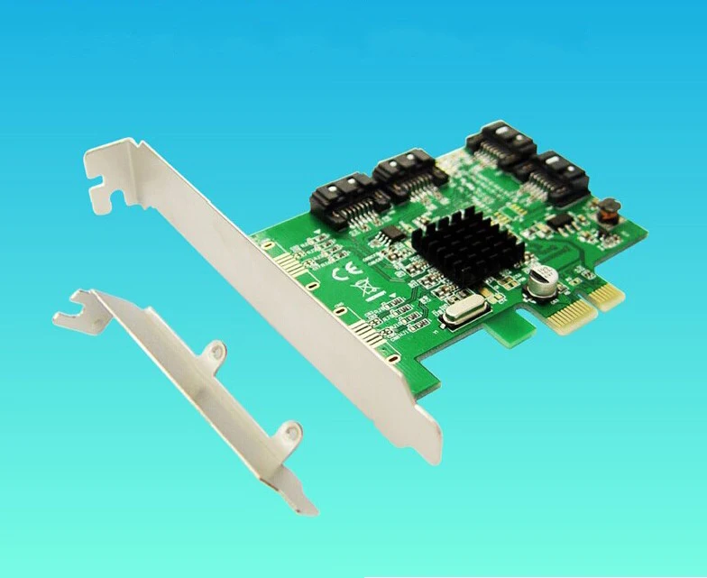 4 порта SATA3.0 6 Гбит/с карта расширения 88SE9215 чипсет PCI Express контроллер SATA карты|sata