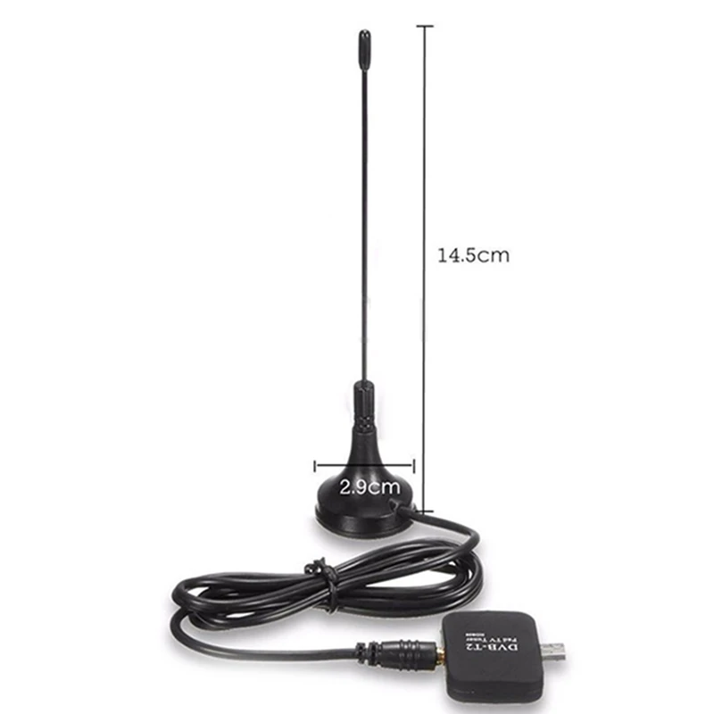 Микро Usb Dvb T2 T мобильный ТВ тюнер приемник цифровая палка для Android телефон Pad часы