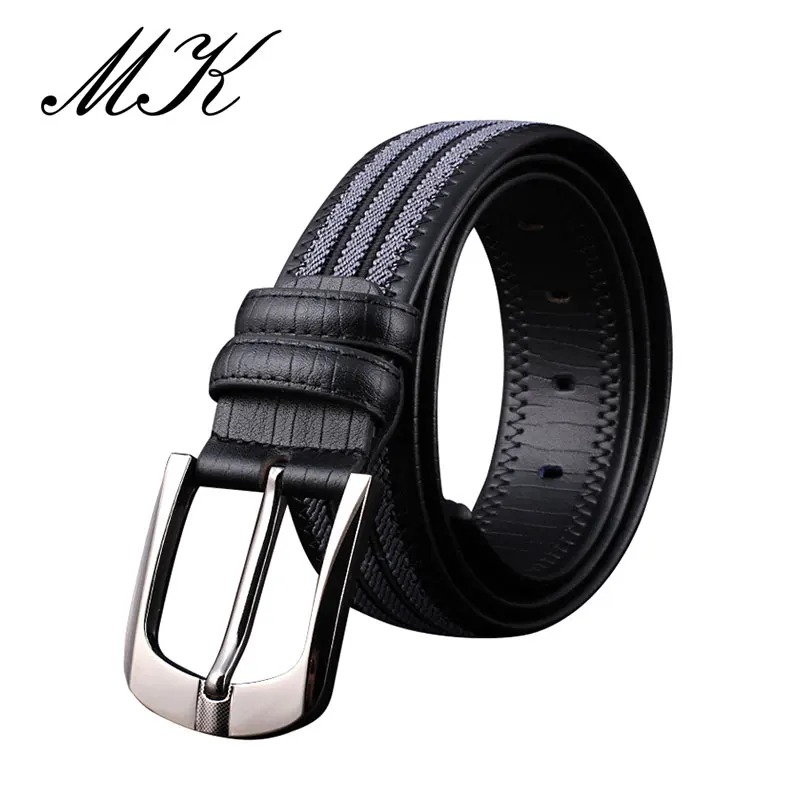 Braided Tactical Canvas Belts for Men High Quality Leather Belt Alloy Pin Buckle Male Strap Military Equipment