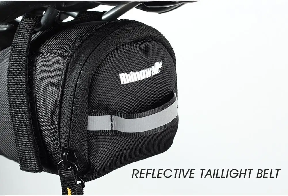 Bicycle Bag Bike Saddle Bag Waterproof Seatpost Storage Pouch Cycling Tail Rear Bag MTB Road Bike inner tube kit Case