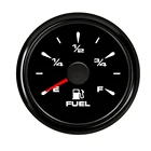 Датчик уровня топлива для автомобилей, лодок, 52 мм, нержавеющая сталь, 0  190 Ом, датчик топлива, водонепроницаемый индикатор уровня масла с подсветкой