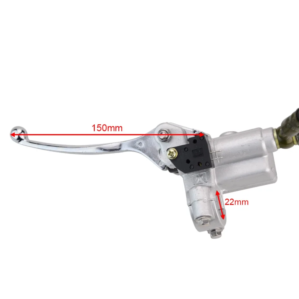 GOOFIT Гидравлический Тормозной суппорт цилиндр для 50cc 70cc 90cc 110cc 125cc ATV Dirt Bike P038