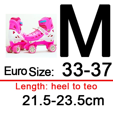 Mei Red size M Детские и Взрослые роликовые коньки с двумя линиями, 4 колеса, двухрядные, для катания на коньках, Patines, Детские ПУ колеса, регулируемые роликовые кроссовки IB42 - Цвет: Mei Red size M