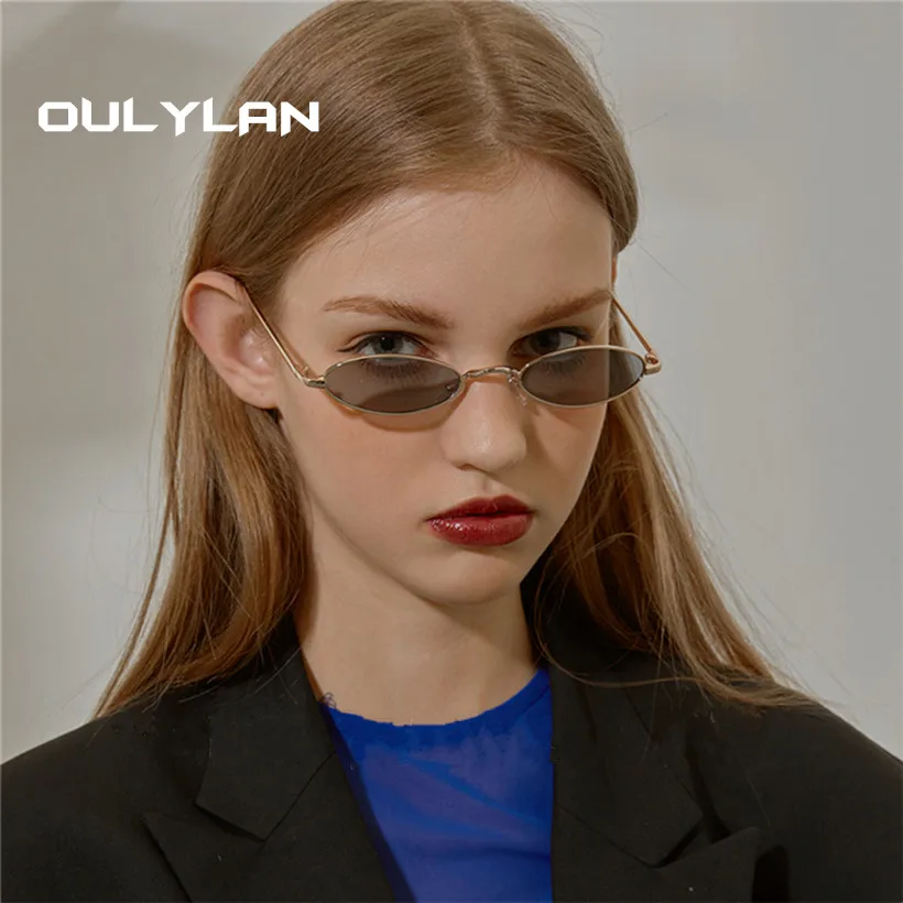 Солнцезащитные очки Oulylan овальные для мужчин и женщин брендовые дизайнерские