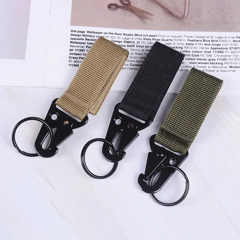 Olecranon Molle крюк снаряжение для выживания EDC Военный нейлоновый брелок застежка