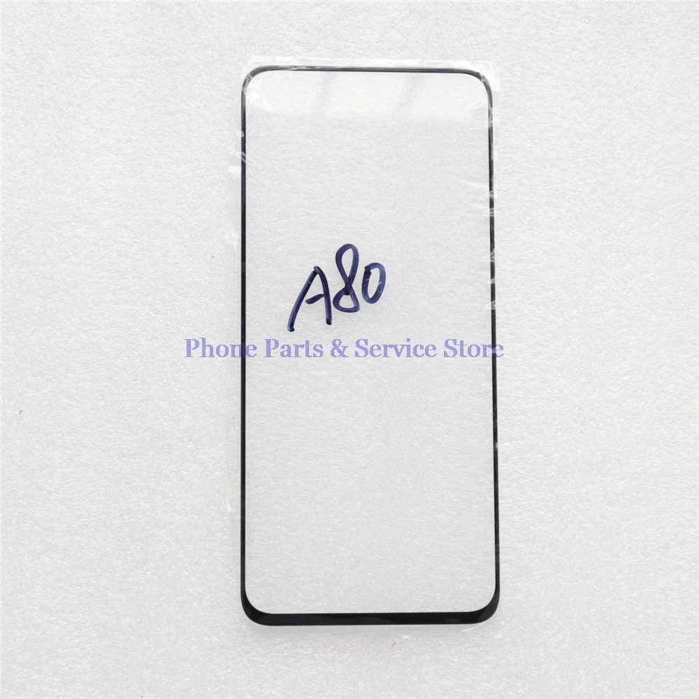 10 шт для samsung Galaxy A10 A20 A50 A60 A70 A80 A90 M10 M20 M30 внешнее стекло ЖК-дисплея объектив Сенсорный экран передняя Стекло крышка