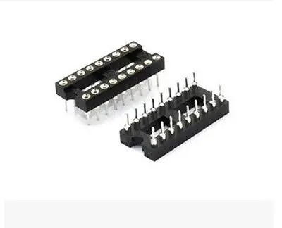

26 шт., 18-контактный Круглый адаптер DIP IC, 18-контактный шаг разъема 2,54 мм