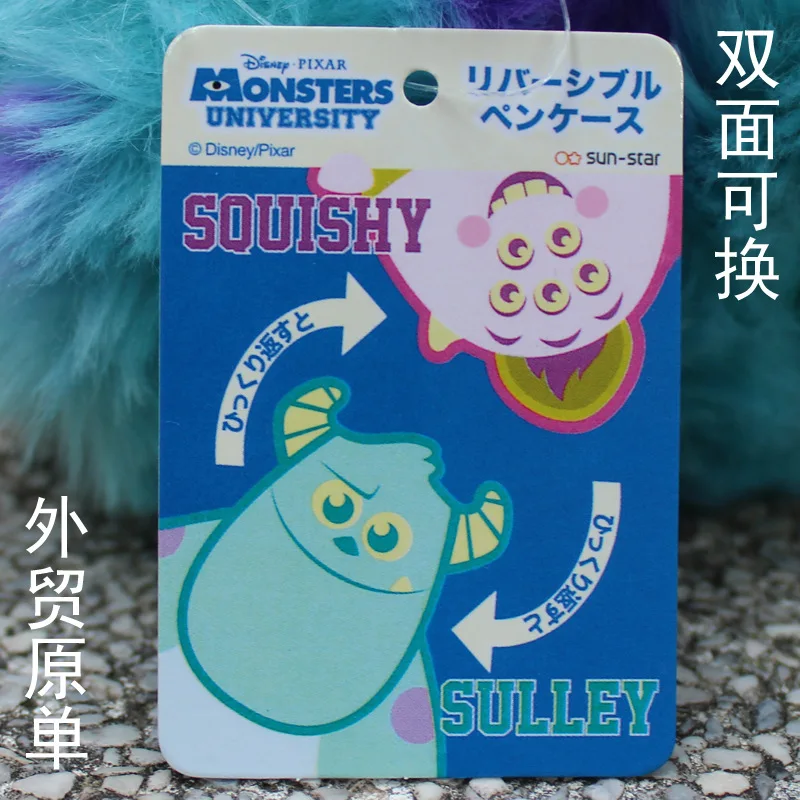 Плюшевая косметичка для макияжа Mike Wazowski Sulley креативные сумочки университета