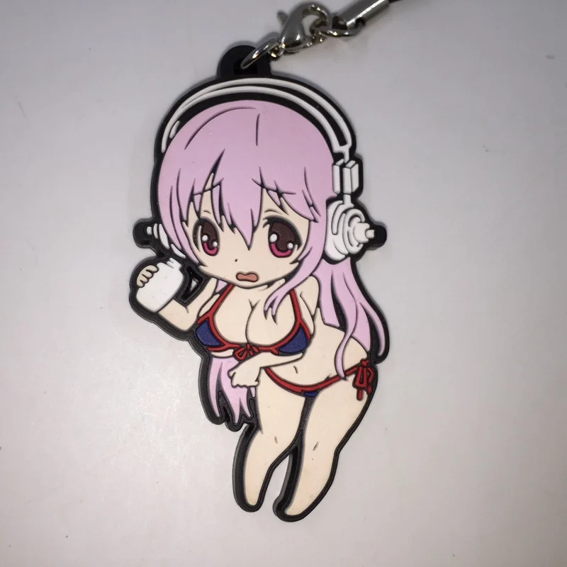 

1PCS Super Sonico Rubber Phone Strap Charm anime Japan