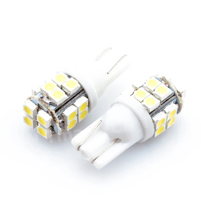 2x T10 W5W 194 168 20 светодиодный 1210 3528 SMD автомобильные наклейки на боковую часть Клин