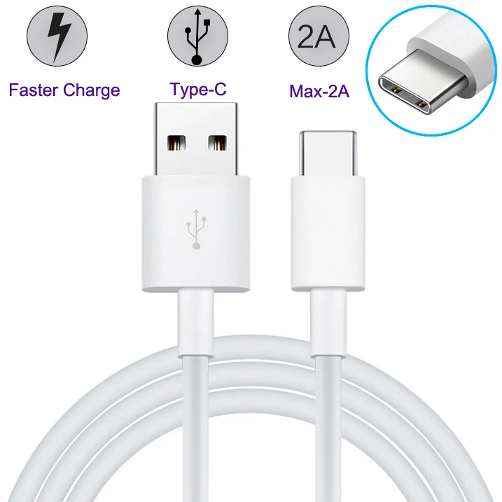 Белый более быстрый зарядный провод usb type C кабель для синхронизации данных для Samsung S8 Plus C7 C9 Pro Note 7 8 для Xiaomi Mi6 Mi5 5s 4C 4S