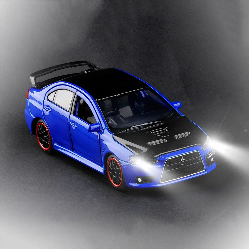 Модель игрушечного автомобиля LANCER EVO X 1/32 модель из сплава детские игрушки