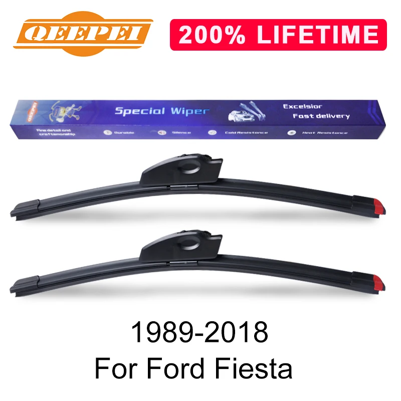 Сменные щетки стеклоочистителя QEEPEI сменные для Ford Fiesta 1989-2018 резиновые
