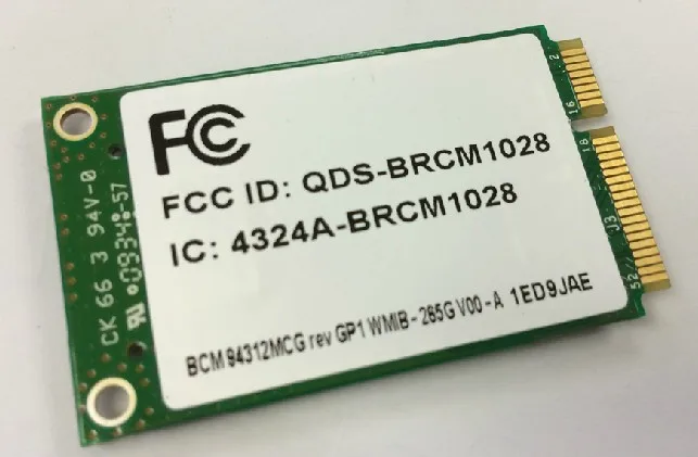Беспроводная Wlan карта SSEA BCM94312MCG BCM94312 MINI PCI E 54 м для HP CQ45 CQ40 новая и оригинальная|wlan