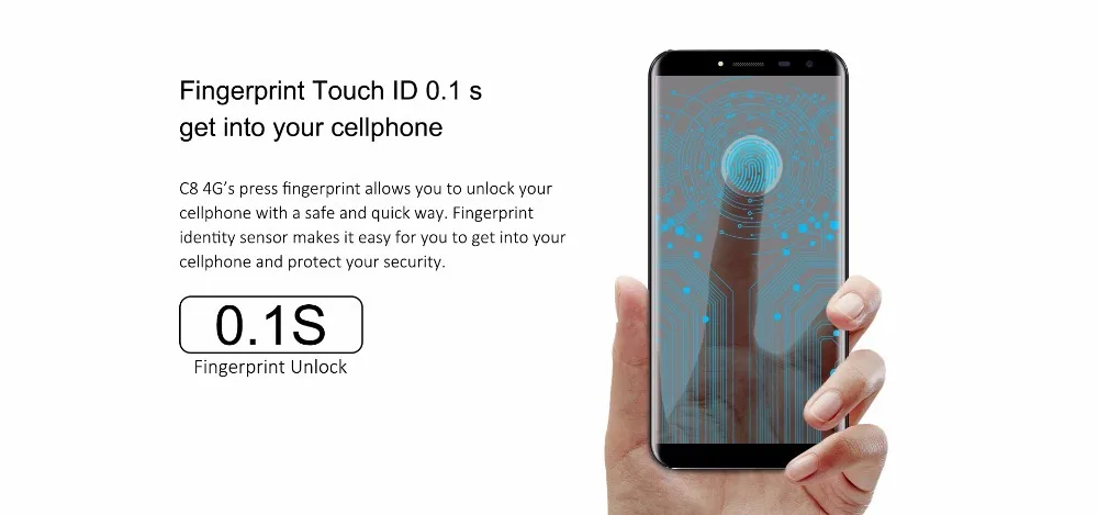 Oukitel C8 4g телефон 18:9 соотношение 5," дисплей бесконечности смартфон 3000 мАч 13 МП+ 5 Мп 2 Гб Ram 16 Гб Rom отпечаток пальца мобильный телефон