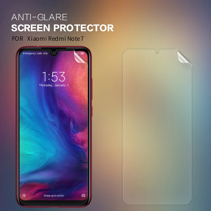 2 шт./лот Защитная пленка для экрана Xiaomi Redmi Note 7 NILLKIN Антибликовая матовая защитная