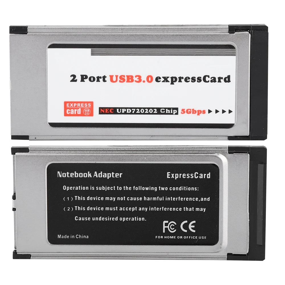 Конвертер PCI-E адаптер Expresscard Card PCI Express на 2 порта USB 3 0 34 мм/54 мм Адаптер конвертера |