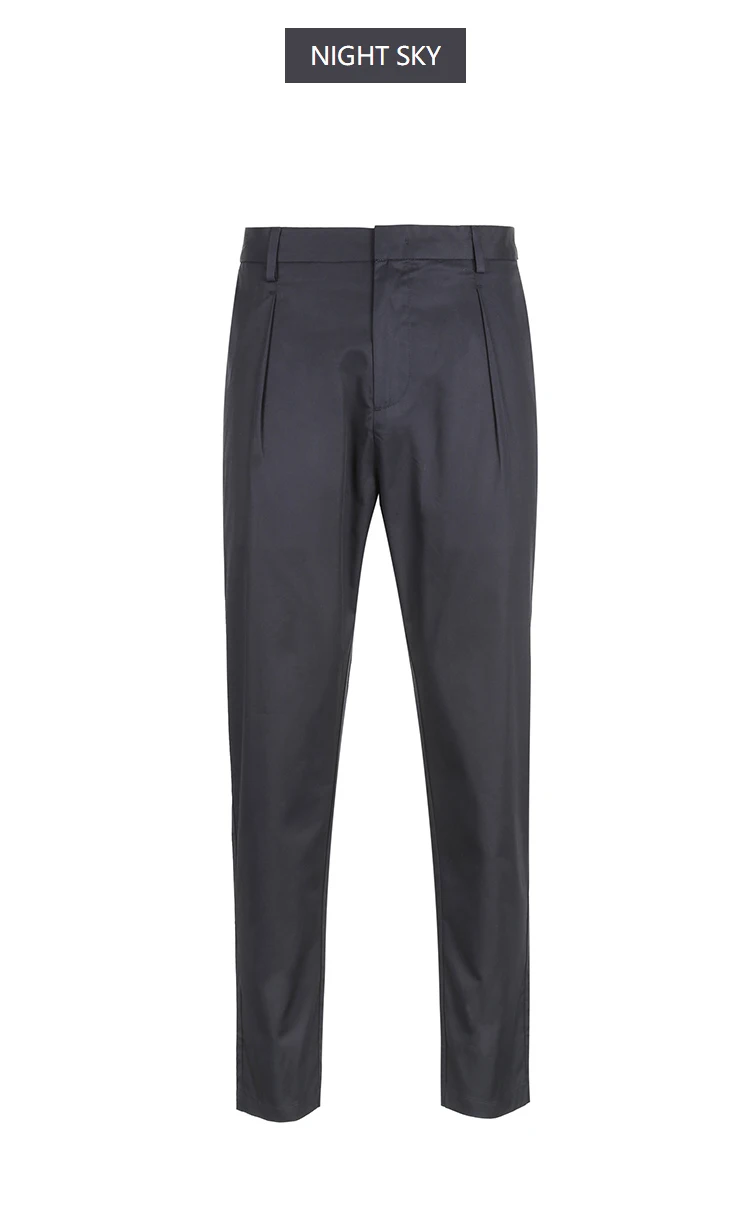 JackJones мужские облегающие хлопковые деловые повседневные укороченные брюки | 219114553