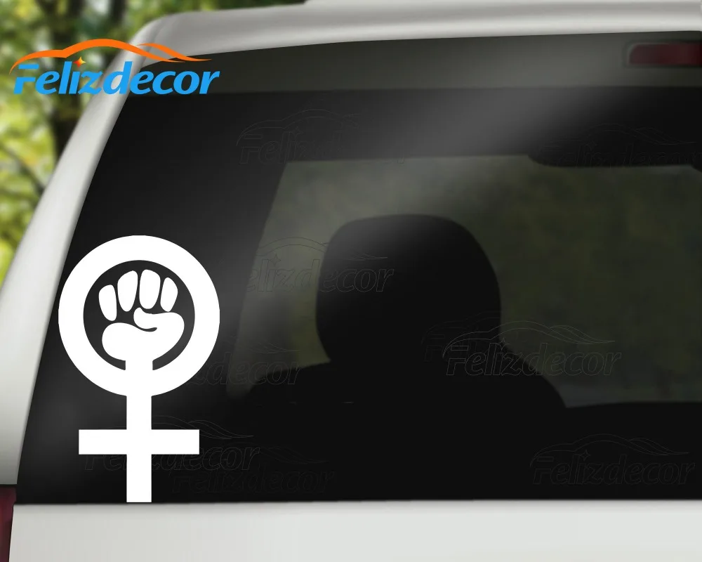 Feminist знак виниловая Автомобильная наклейка художественный Декор забавная для