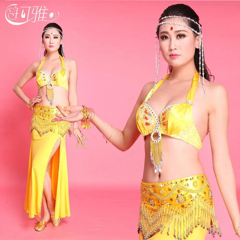 Платье ручной работы с бусинами 5 цветов (юбка + пояс бюстгальтер) индийское