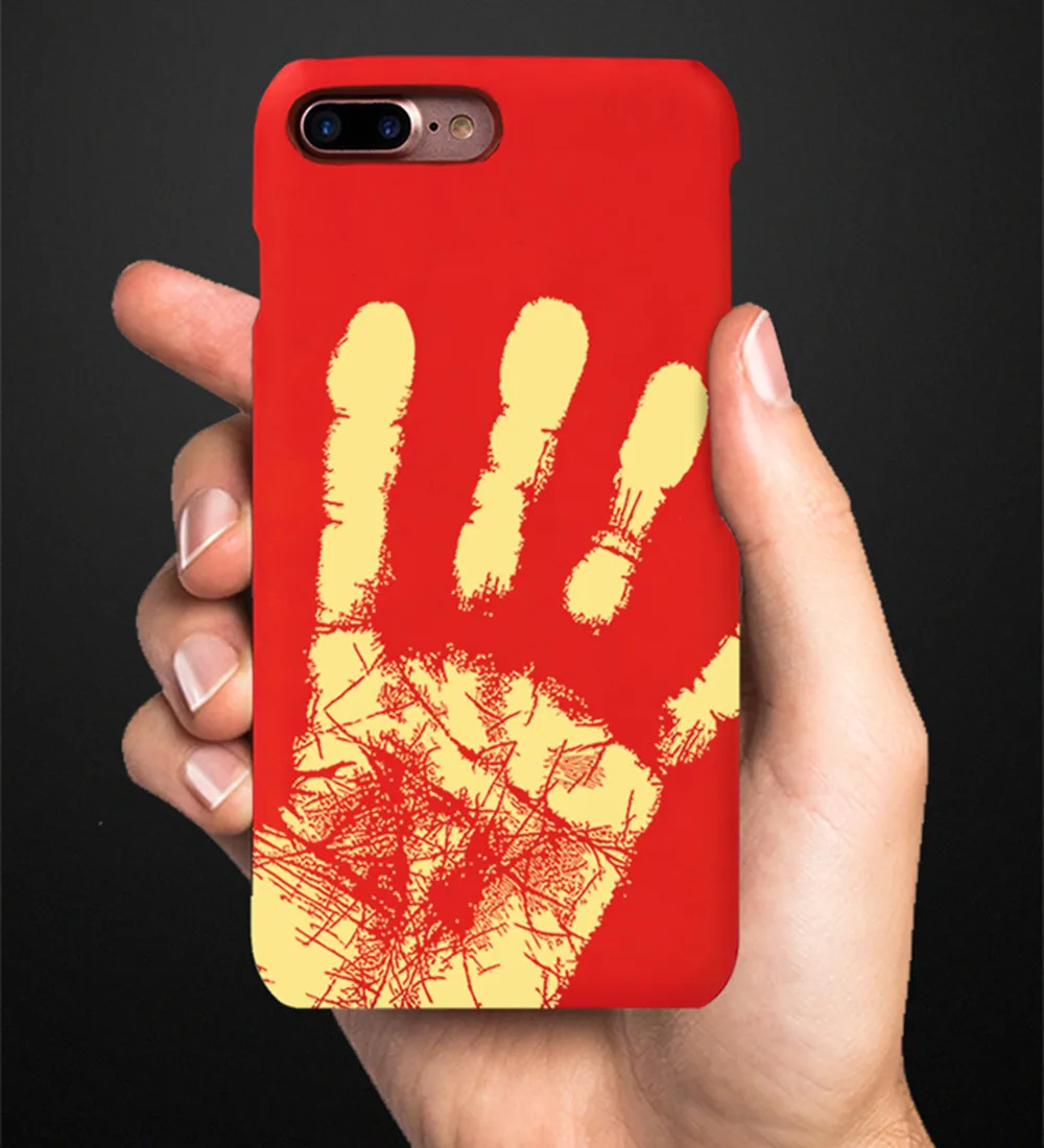 Чехол с термосенсором для iphone 11 Pro Max XS MAX XR X 8 7 6s Plus, термоиндукционный чехол для телефона Galaxy Note 10 Plus S10E