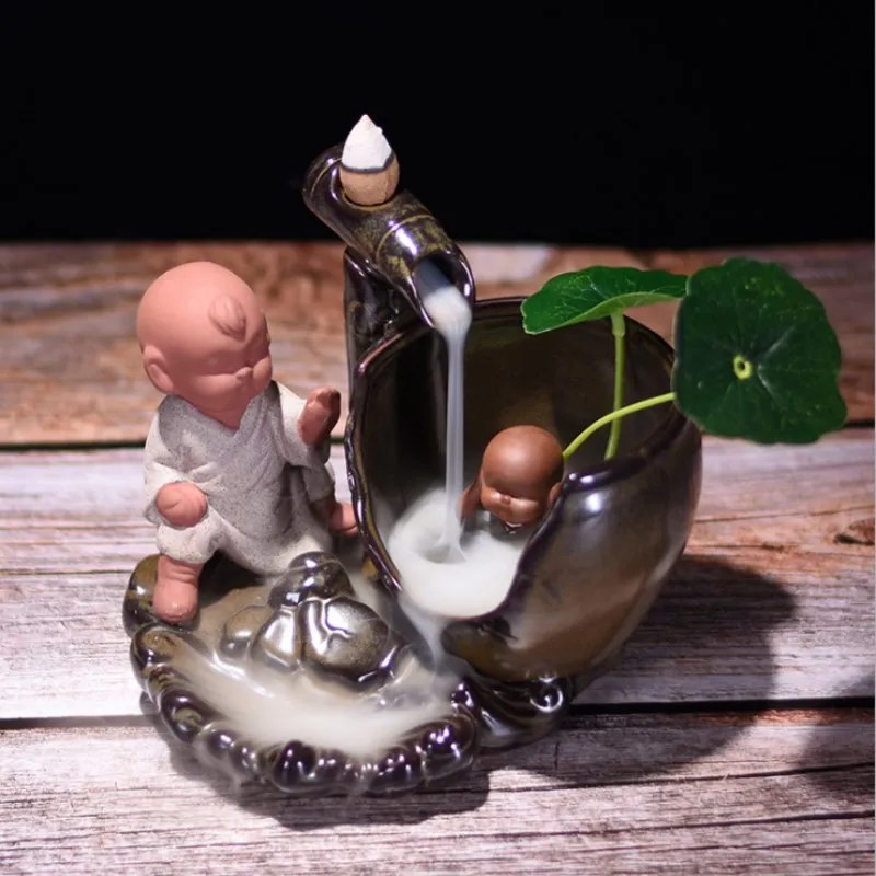 Обратный Ладан горелки горной воды креативная украшения Керамика ремесел