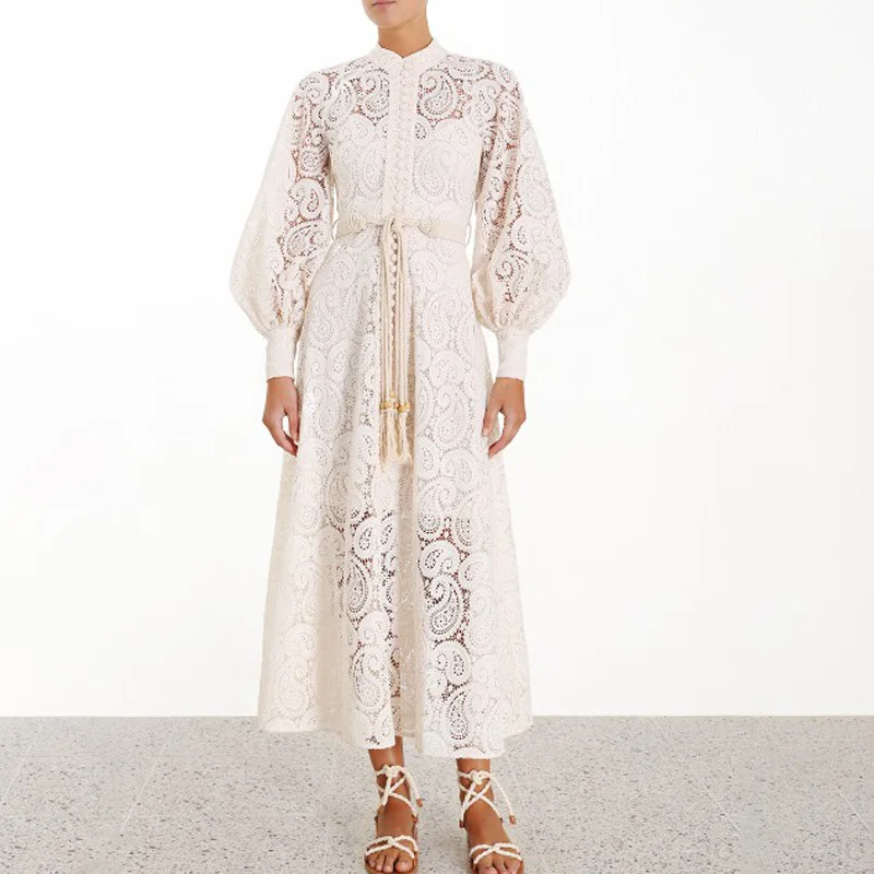 2019 новый полый винтажный крючок Цветочное платье кружевная подставка с