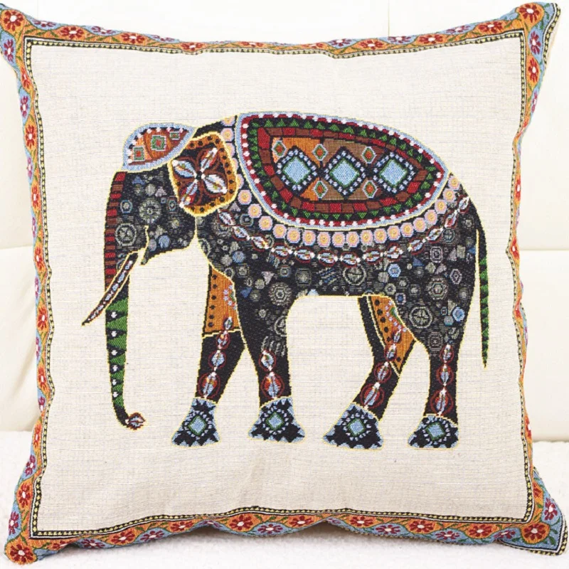 Чехол для диванной подушки льняной в европейском стиле|decorative throw pillows case|cushion