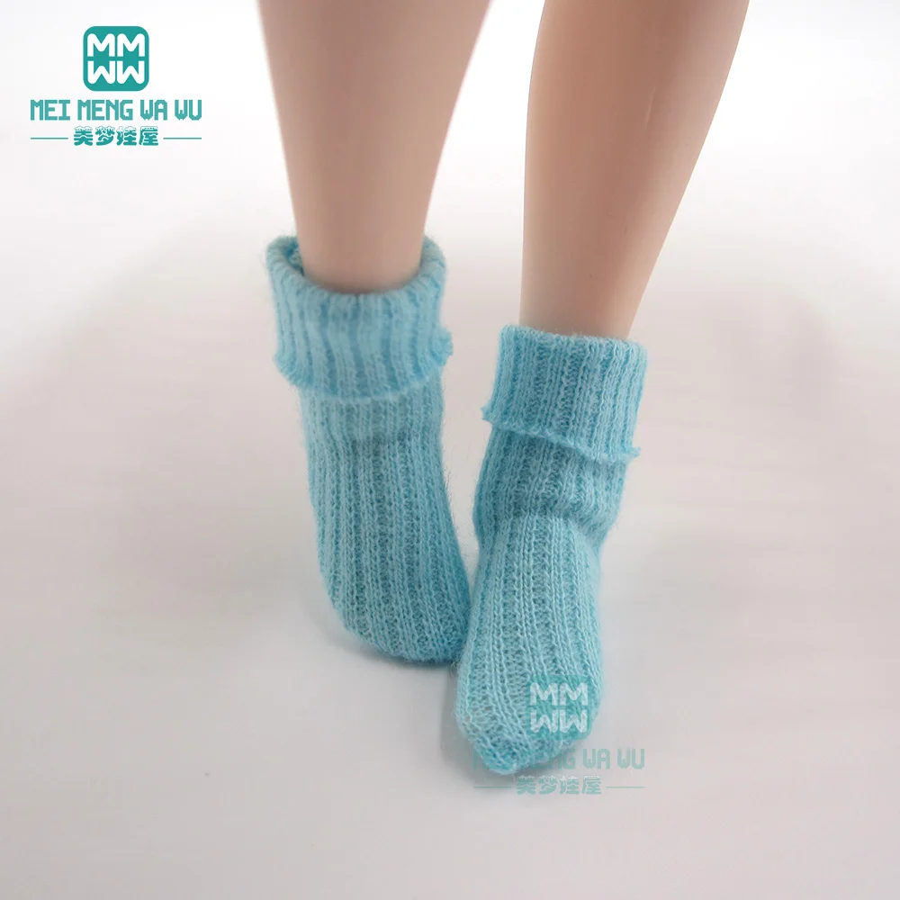 Кукла Blyth Azone 1 шт. аксессуары модные носки в рубчик желтый коричневый синий