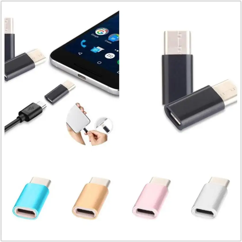 1 шт. USB C Type для Micro кабель зарядки и передачи данных адаптер конвертер Женский Для