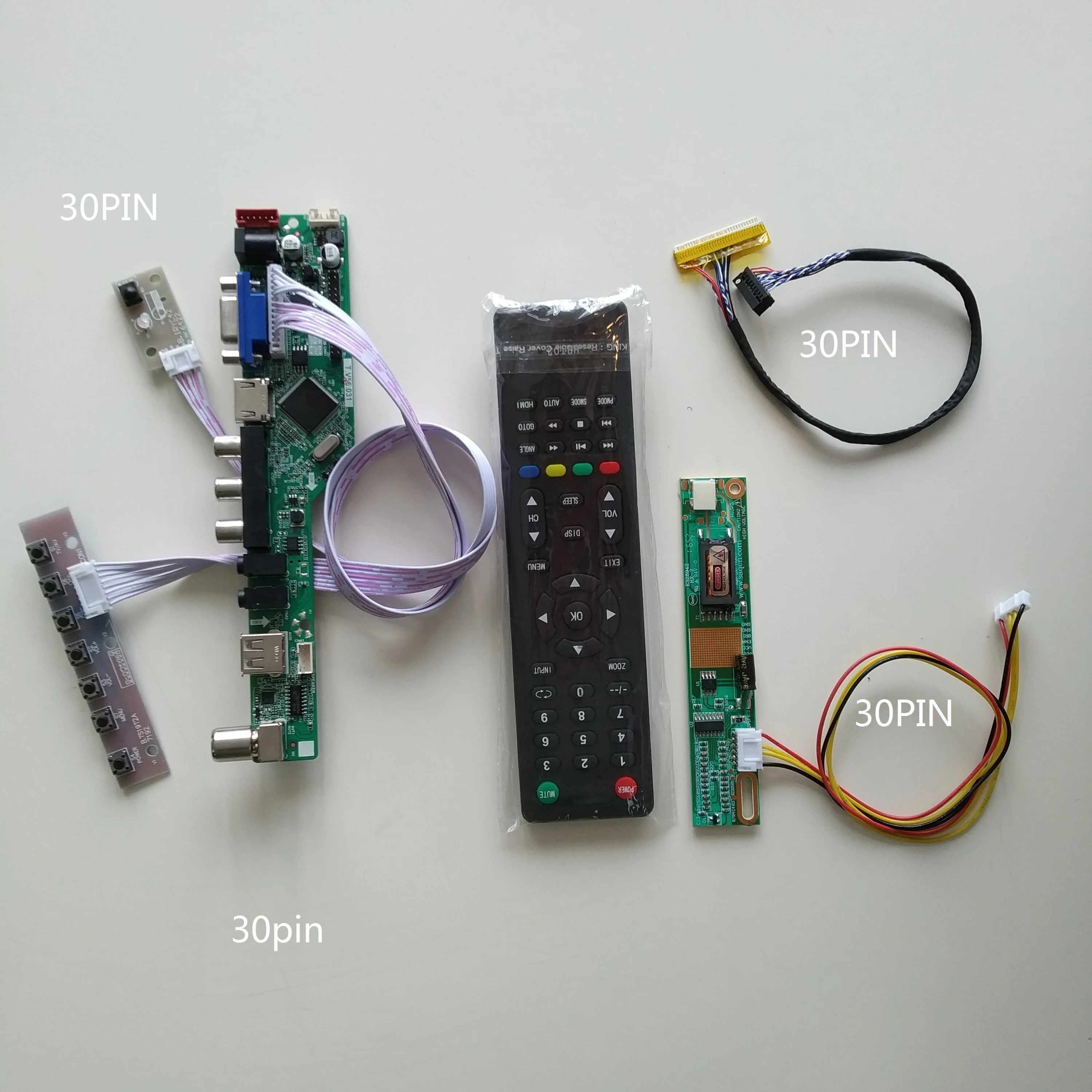 TV HDMI-compatible AV VGA USB LCD panel driver card Controller board kit For LP154WX4(TL)(C1)/TLC2 1280X800 15.4 monitor аксессуар palmexx hdmi vga px hdmi vga