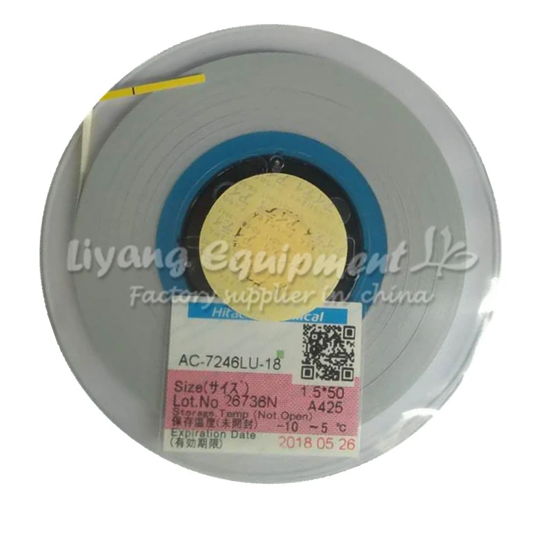 Original ACF AC-7246LU-18 PCB Repair TAPE 50M latest Date for Pulse Hot Press Flex Cable Machine