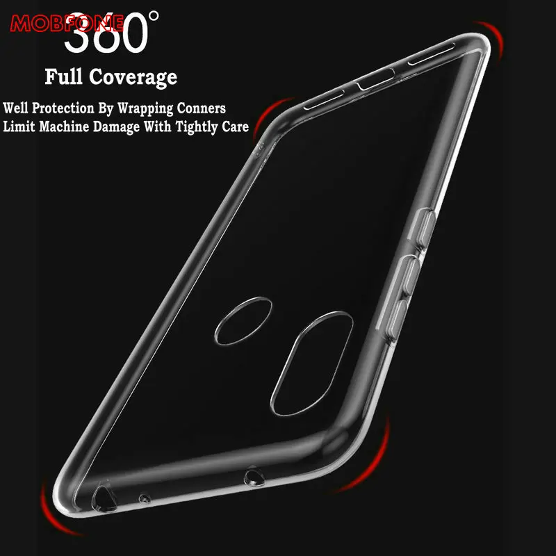 For Asus Zenfone Max Plus M2 ZB634KL Case MOBFONE UX-1.0 Series Ultra Thin Transparent Pro ZB631KL ZB633KL Cover |