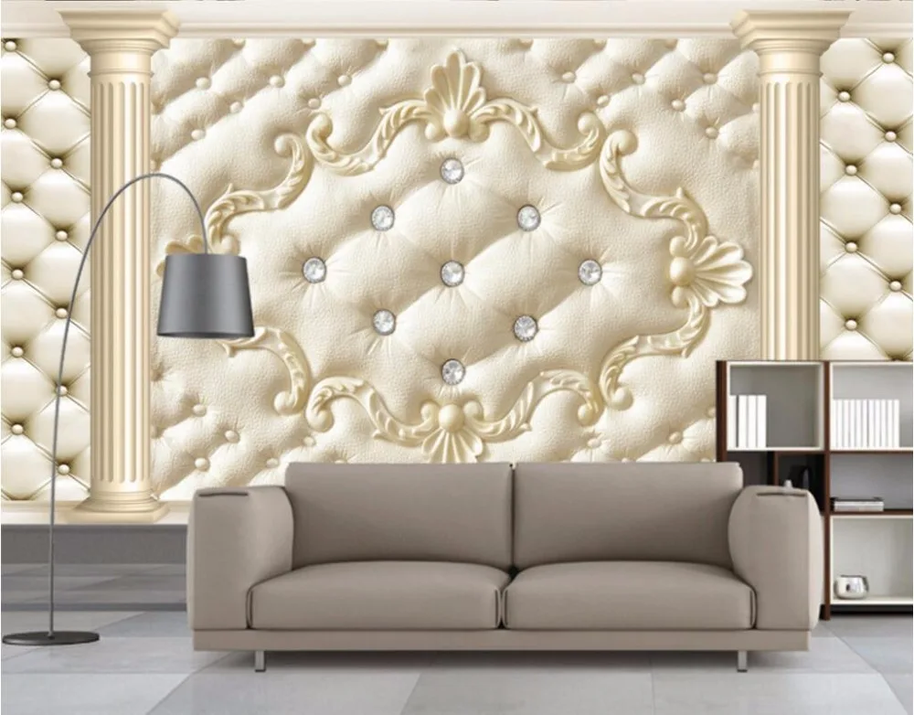 Настенные 3d обои на заказ европейская римская колонна фон для телевизора